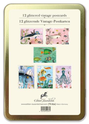 Aquarium, Postcards in Metal box