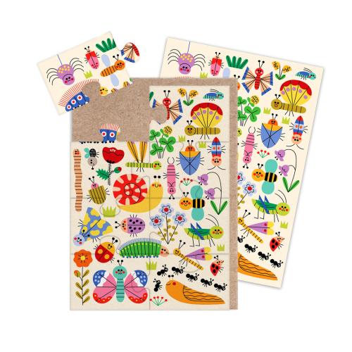 Insects Jigsaw Greeting Card (A6)