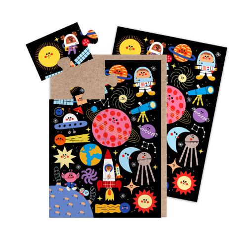 Everything Space Jigsaw Greeting Card (A6)