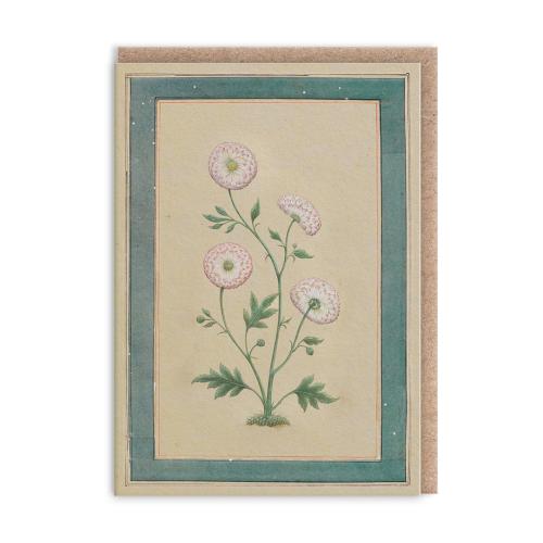 Mughal Flowering Plant Greeting Card (Mini)