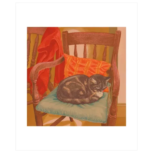 Helen Sleeping on Millie's Chair