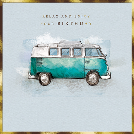 Campervan, Greeting Card