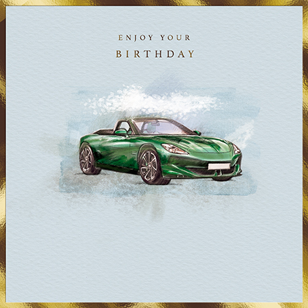 Sport Car, Greeting Card