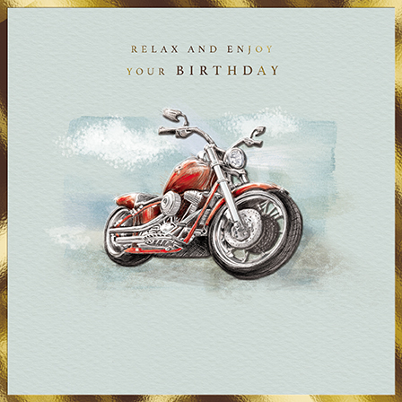 Motorbike, Greeting Card