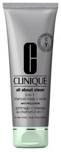 Clinique All About Clean Charcoal Mask Scrub Anti Pollution 100 ml