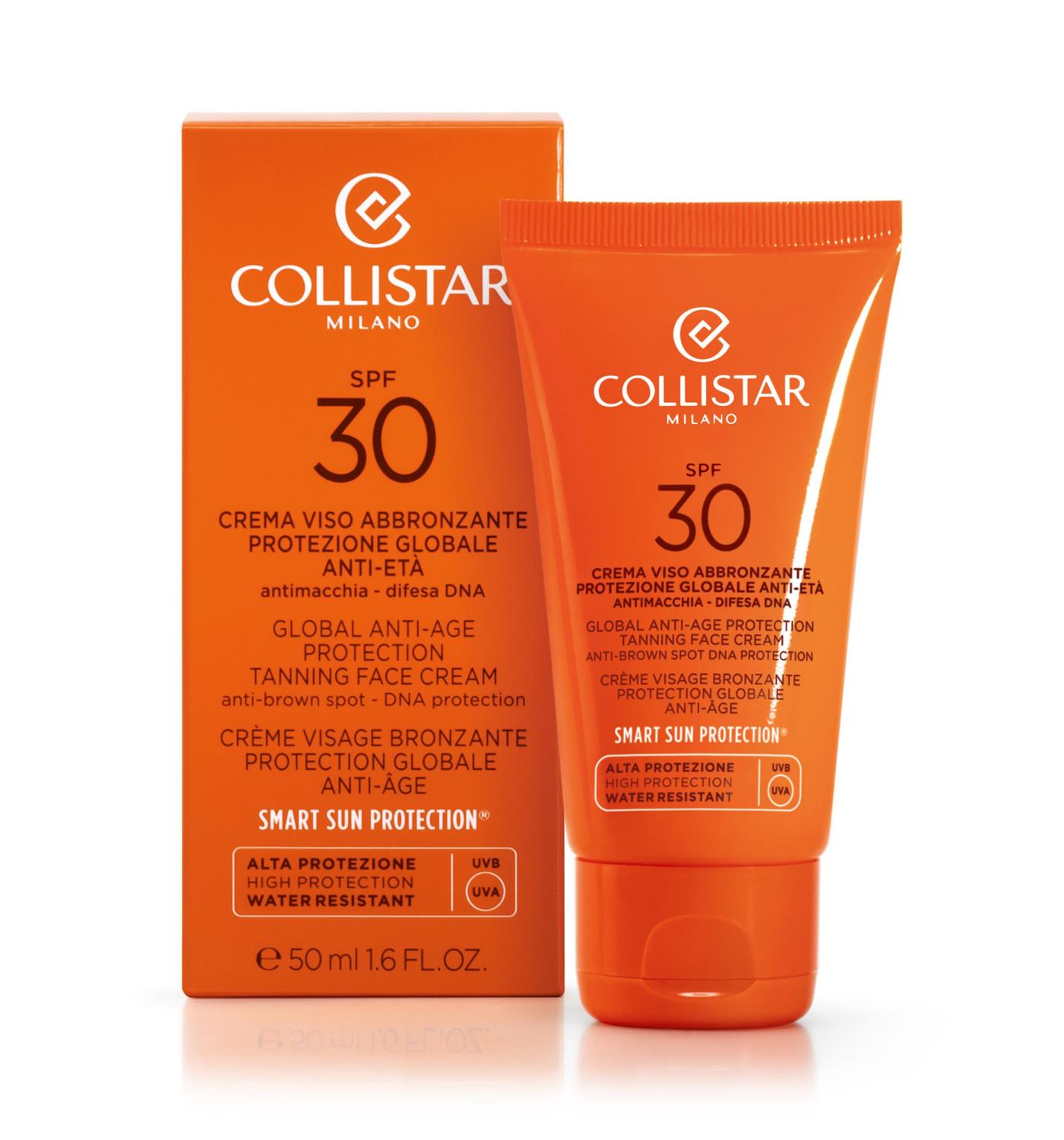Collistar Global Anti-Age Protection Tanning Face Cream Spf 30