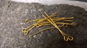 Guldfärgade ögleinnar ( 6 st)