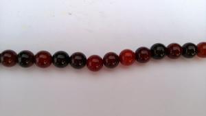 Agatpärlor (paket om 6 st)