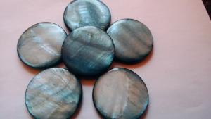 Snäckskalspärlor (paket om 5 st)