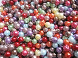 Glaspärlor (paket om 25 st)