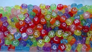 Bokstavspärlor (paket om 20 st)
