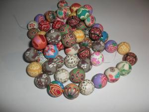 Fimo pärlor (paket om 5 st)