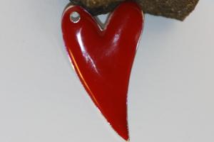Emaljerat hjärta (1st)
