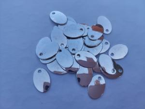 Silverpläterade tags ( 25 st)