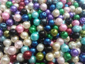 Glaspärlor (paket om 25 st)