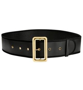 Bälte Svart i läderlook