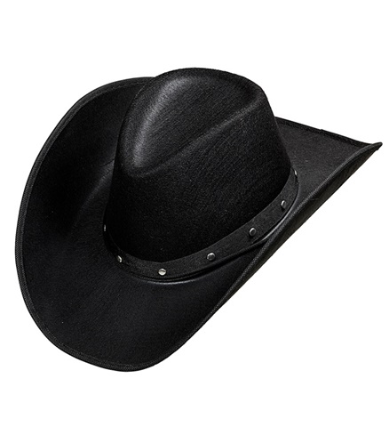 Cowboyhatt med dekorationsnitar