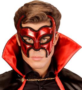 Djävulsk mask med paljetter