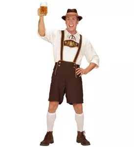 Traditionell Hanz Deluxe Bavarian Maskeraddräkt