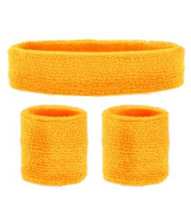 Svettband 80 Tals orange Neon