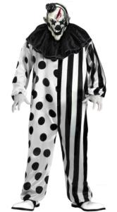 Clowndräkt skräck med Mask