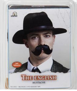 Klassisk engelsk Mustasch