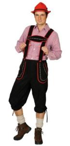 Tyrolerbyxor Svart Maskeraddräkt