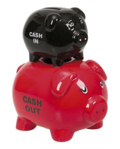 Spargris In/Out Cash