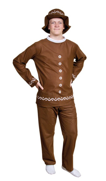 Pepparkaksdräkt Vuxenstorlek