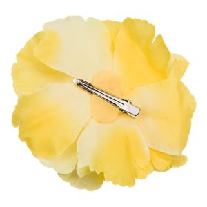 Hårklämma Blomma gul