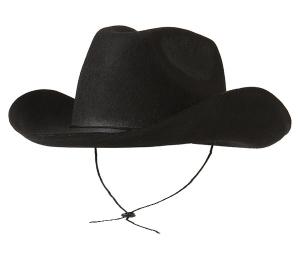 Cowboyhatt svart