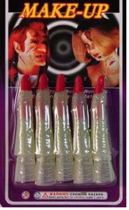 Devil Lösnaglar Röd