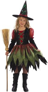 Häxa-flicka Barn Maskeraddräkt