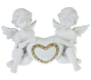 Änglar med smyckat hjärta