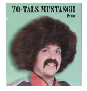 70-tals brun mustasch