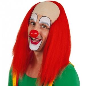 Clownperuk med flint