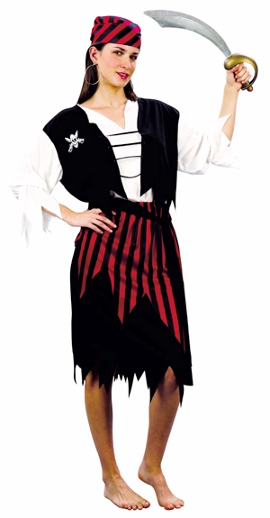 Piratdam Maskeraddräkt