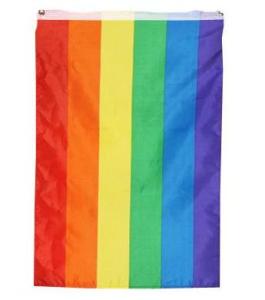 Regnbågsflagga i Tyg