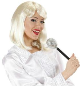 70-tals Pop Star blond peruk