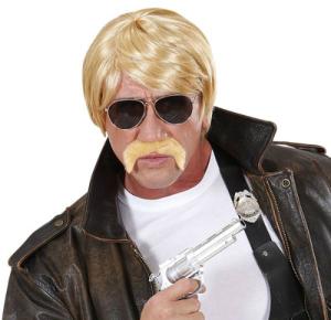Undercover agent blond peruk