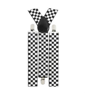 Hängslen Svart / Vit