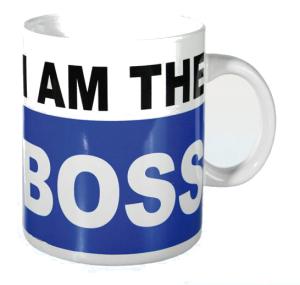 ''I am Boss'' Mugg - XL