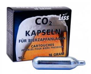 Kolsyrepatron 16 g,10 pack