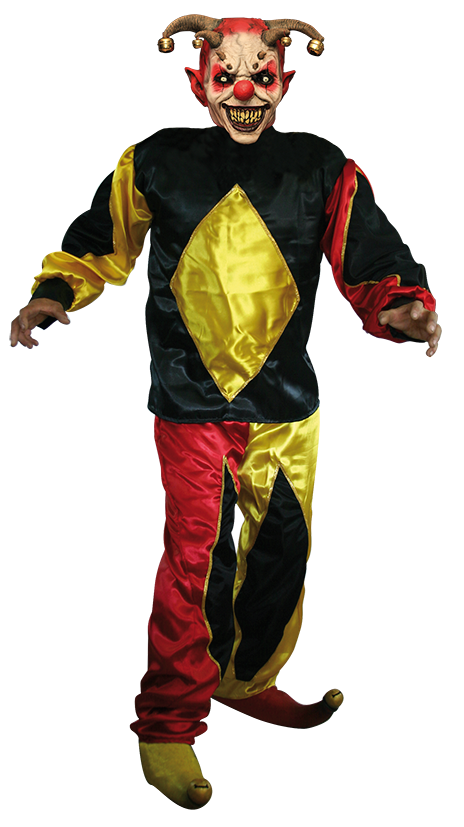 HARLEQUIN COSTUME MASKERADDRÄKT
