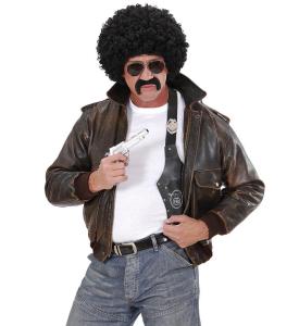 Undercover agent svart peruk