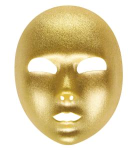 Gold Fabric mask