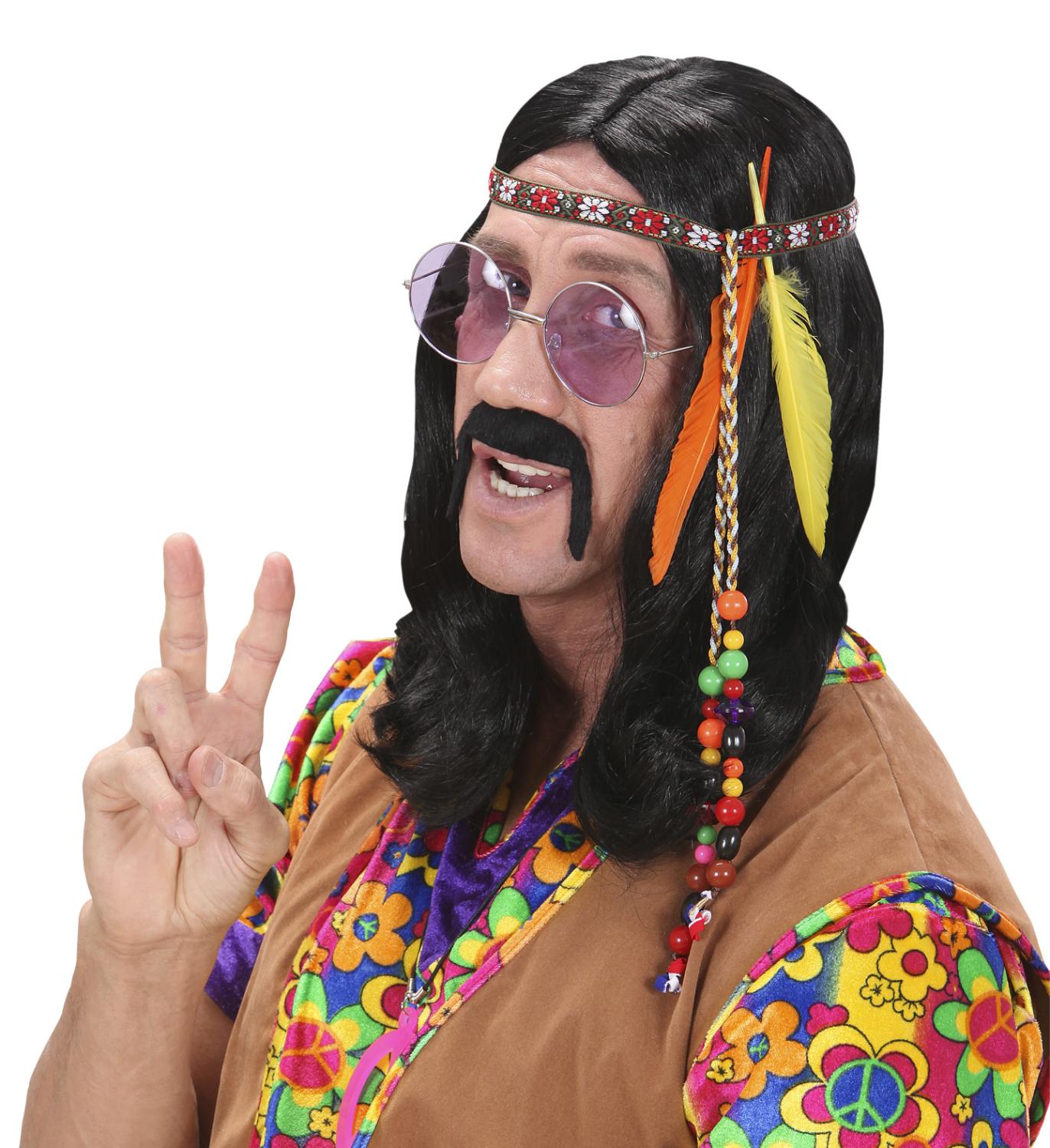 Hippie Pannband med fjädrar