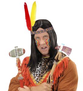 Indianfjädrar med pannband