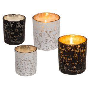 Ljus kopp vit och svart