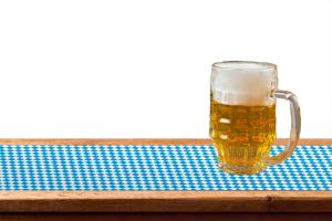 Bordsduk Oktoberfest Blå-vit